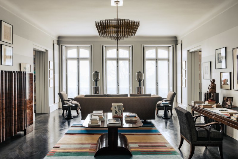 Jérôme Galland | Interior Jérome Galland<br>AD Magazine<br>Karl Lagerfeld